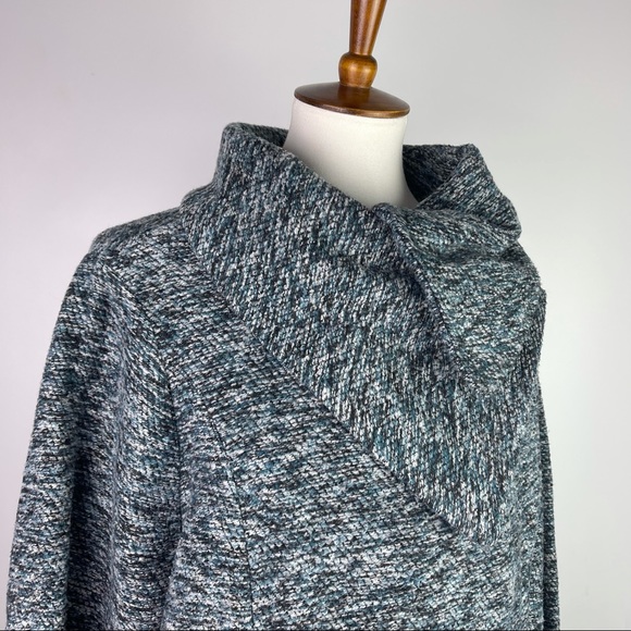 BB DAKOTA Teal Marled Knit Jacket - Picture 4 of 7